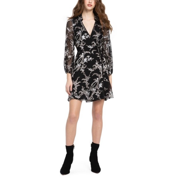 Alice + Olivia Dresses Nwt Alice Olivia Wrap Dress Size 2 Poshmark